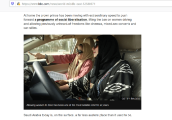 Women driving Saudi Arabia