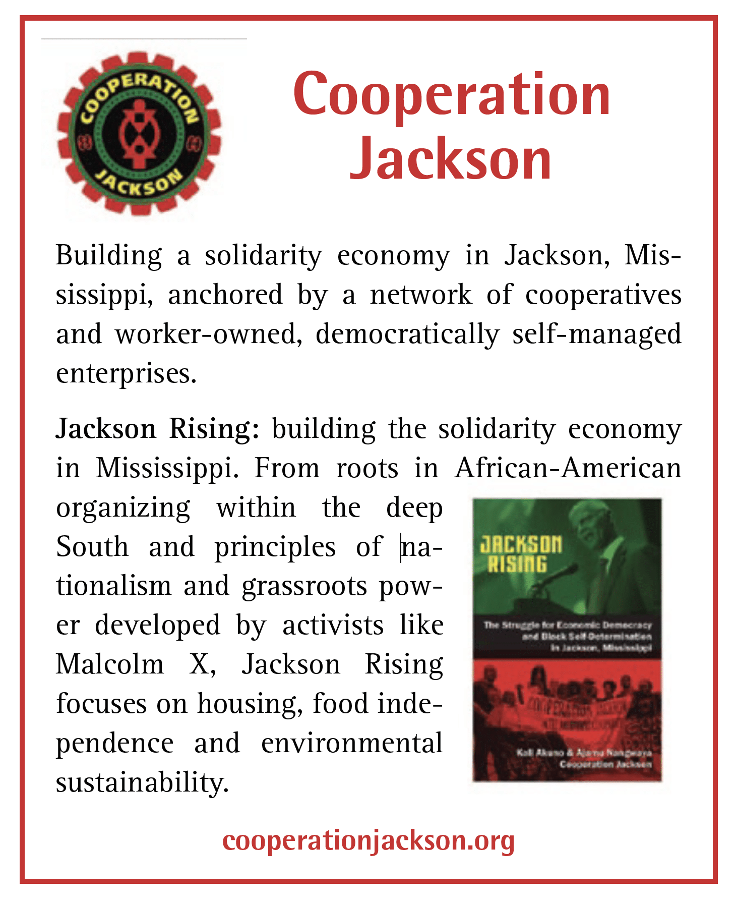 | Cooperation Jackson | MR Online
