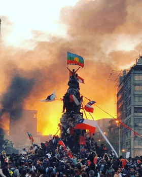 | Harvey sees the revolutionary eruptions of 2019 as a nuisance he advocates instead a slow change of capitalism towards a different configuration Image Fair Use | MR Online