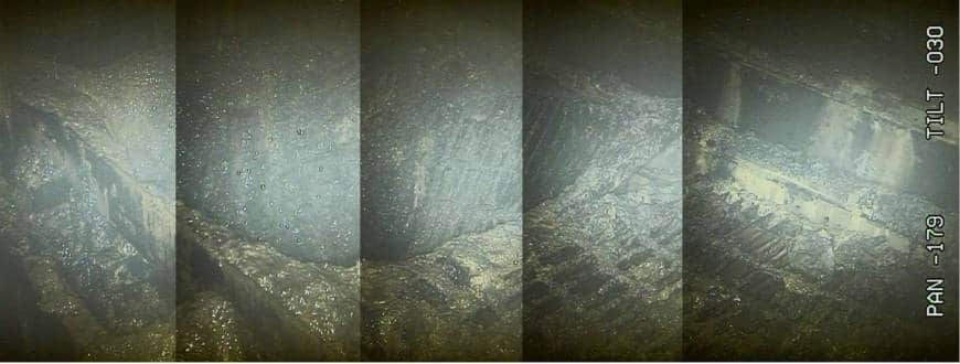 A big hole appeared in the supporting platform at the lower part of the pressurized vessel in reactor unit 2, with a large quantity of what was suspected as nuclear fuel.