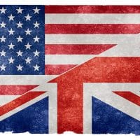 Flickr English Language Grunge Flag | Split US/UK flag on vintage p… | Flickr