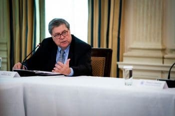 | Attorney General William Barr speaks during in a roundtable with law enforcement officials in the State Dining Room of the White House on June 8 2020 in Washington DC Photo Doug Mills PoolGetty Images | MR Online