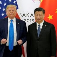  | Trump  Xi with flags | MR Online