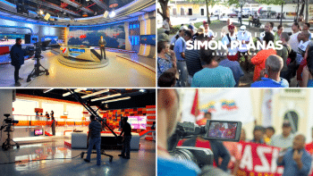 | VTV studios Venezuelas national television station top and bottom left Alba TV production top and bottom right MinCI and ALBA TV | MR Online