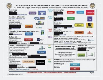 | Document Law Enforcement Technology Investigations Resource Guide | MR Online