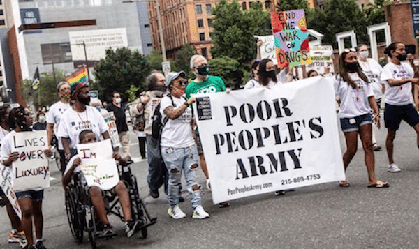 | Bidens Philly Headquarters Rents a Fence to Stop the Poor Peoples Army | MR Online