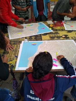| Youth mark points of reference in their neighborhood during collective mapping research State of São Paulo Brazil 16 October 2019 Stella Parterniani Tricontinental Institute for Social Research | MR Online