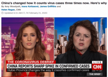 CNNs Bianco Nobilo 22120 interviewing Laurie Garrett CNN reported calls to treat Chinas numbers skeptically given the governments track record of suppressing information about this epidemic