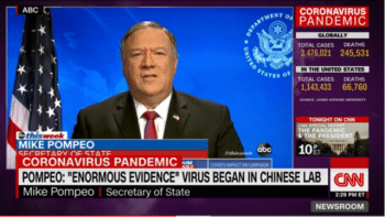 CNN (5/3/20) amplified Mike Pompeo’s evidence-free claims of “enormous evidence” for a lab origin.