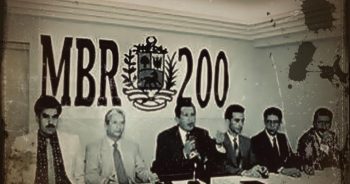 | Hugo Chávez founded the MBR 200 movement in 1983 Here in a 1997 press conference Archive | MR Online