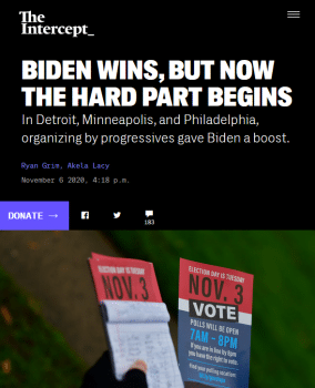 | Intercept 11620 Democrats insisting that progressive issues are losing policies have yet to articulate what their winning agenda would be | MR Online
