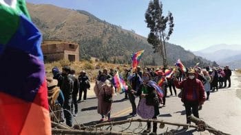 Bolivians blockaded over 140 major highways and roads across the country to demand that the coup installed government reverse its decision to delay the general elections in the country Photo Kawsachun News