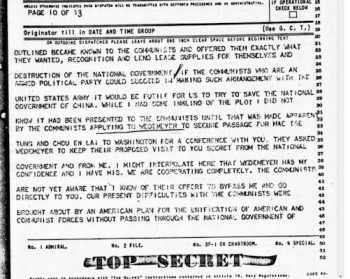 Hurley telegram to Roosevelt