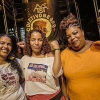 MTST leaders Débora Lima, Jussara Basso, and Tuca Cardoso ran for a seat in the Municipal Chamber of São Paulo in the recent 2020 elections as part of the Socialism and Liberty Party, on the collective Juntas – Mulheres Sem Teto (Together – Homeless Women) ticket.
