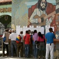 Voting in Venezuela's elections. Photo: PSUV Facebook page