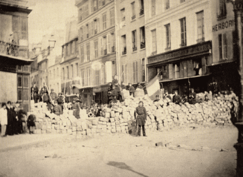 | Barricade at the entrance of rue de la Roquette place de la BastilleMarch 1871 httpsmacommunedepariscom20160715histoire de jules mottu 3 le 18 mars la commune le radical | MR Online