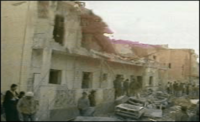  | Damage from April 1986 US air strikes over Tripoli that were part of an assassination attempt directed against Qaddafi Source bbccouk | MR Online