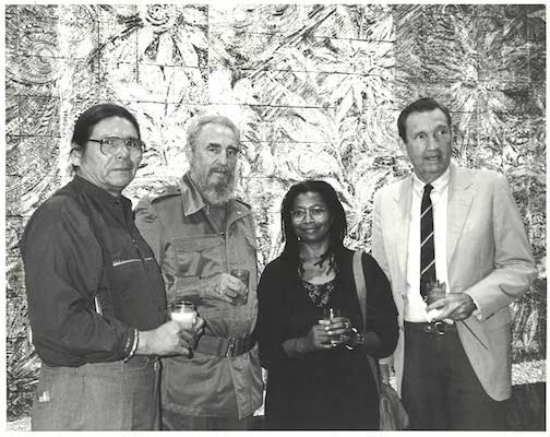 | Dennis Banks Fidel Castro Alice Walker Ramsey Clark in Havana April 1993 Credit Gloria La Riva | MR Online