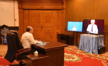 Ambassador Listopadov is fluent in the Burmese language, a point Aung San Suu Kyi mentioned with approval in her meeting with President Putin in 2019. Source: https://www.mid.ru/