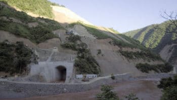 | The construction site for the Jiasa River hydropower station which poses risks to the endangered green peafowls active in the area near Jiasa Town Yunnan province Aug 21 2017 Courtesy of Friends of Nature | MR Online