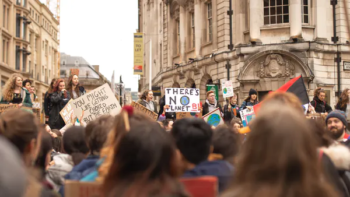 ‘There is no Planet B’: children in Birmingham, UK, protest against the climate crisis. Callum Shaw/Unsplash, FAL