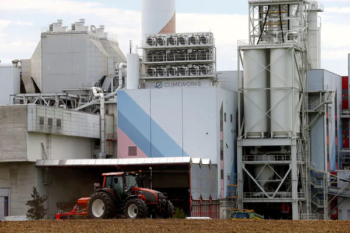 A facility for capturing carbon dioxide from air on the roof of a waste incinerating plant in Hinwil Switzerland July 18 2017 This is one of the handful of demonstrator projects currently in operation REUTERSArnd Wiegmann