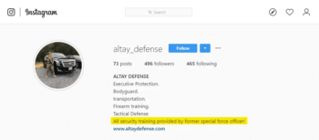 | The Instagram page of Altay Defense | MR Online