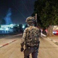 ISRAELI BORDER POLICE OPERATING IN THE CITY OF LYDDA (LOD), MAY 11, 2021. (PHOTO: TWITTER/@IL_POLICE)