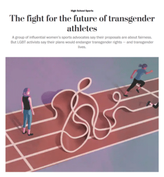 A Washington Post sports feature 41521 explored what advocates called a science based compromise between two extremes right wing politicians seeking wholesale bans of transgender athletes and transgender activists who argue for full inclusion