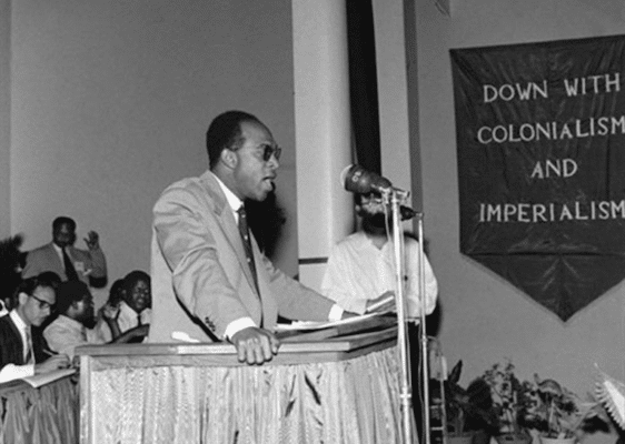 | Frantz Fanon speaking at the All African Peoples Conference AAPC which was held in Accra Ghana between 5 and 13 December 1958 | MR Online