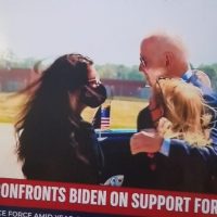 Rep. Rashida Tlaib confronts Joe Biden over the Gaza assault at the Detroit airport
