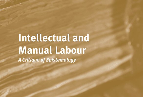 Alfred Sohn Rethel Intellectual And Manual Labour A Critique Of Epistemology Mr Online