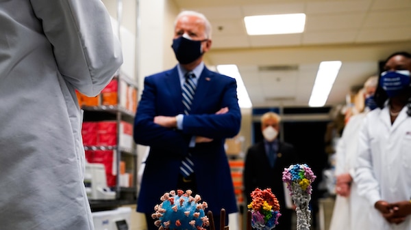 | President Joe Biden visits the Viral Pathogenesis Laboratory at the National Institutes of Health NIH in Bethesda Md | MR Online