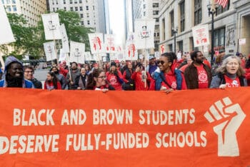 Chicago Teachers on strike for fully-funded schools and racial justice