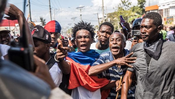 | Demonstrators marched in Port au Prince on February 14 2021 | MR Online