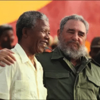 Fidel Castro and Nelson Mandela