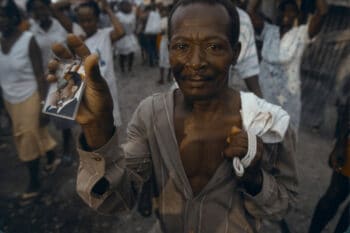 | 24 September 1994 Haitians march in pro democracy and pro Aristide demonstrations after the arrival of United States troops in Port au Prince Photograph by Andrew Lichtenstein Corbis via Getty Images | MR Online