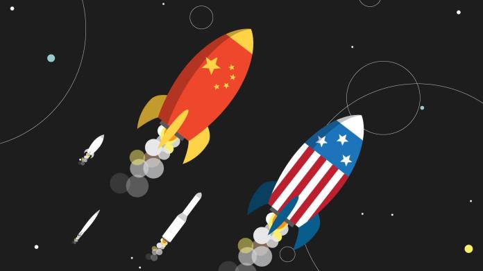 | Space arms race as Russia China emerge as | MR Online'rapidly growing threats' to US