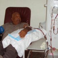 "Patient receiving dialysis" by shanelkalicharan is licensed under CC BY-SA 2.0