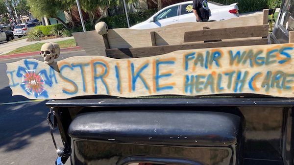 | Placard from a IATSE solidarity rally in Los Angeles | MR Online