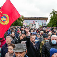 | Demonstrators gather to protest against results of parliamentary election in Moscow September 25 2021 | MR Online
