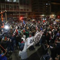 | Chileans celebrate the results of the national plebiscite on setting up a Constitutional convention in October 2020 Photo AS Chile | MR Online