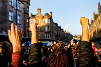 | Over a hundred thousand people gathered in the streets of Glasgow for the Global Day of Action | MR Online