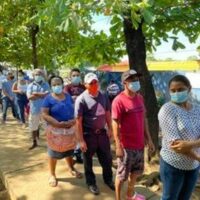 | Voters waiting their turn in line Nicaragua | MR Online