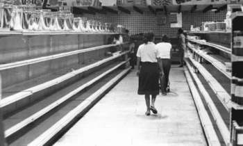 U.S. Sanctions emptied the shelves at supermarkets in Nicaragua in the 1980s.