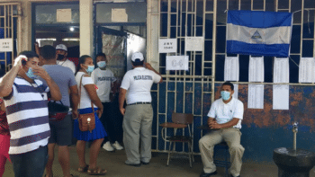 Nicaraguan voters in Chinandega on November 7, 2021