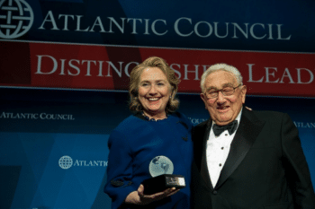 | The Atlantic Council is a house of neoliberal ultrahawk cold warrior horrors Look no further than Hillary Clinton and Henry Kissinger for starters headlining a deep roster of imperial psychopaths Seems like Michael Kovrig drank their evil KoolAid Source atlanticcouncilorg | MR Online