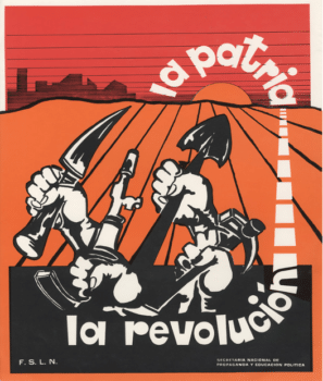 Sandinista revolutionary poster