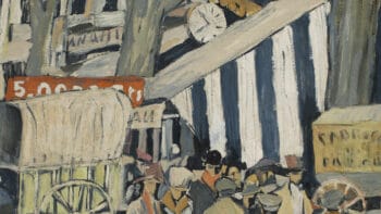 Joaquín Torres-García (Uruguay), Entoldado (La Feria) (‘Canopy [The Fair]’), 1917.