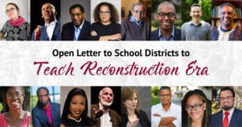 Reconstruction - teachers